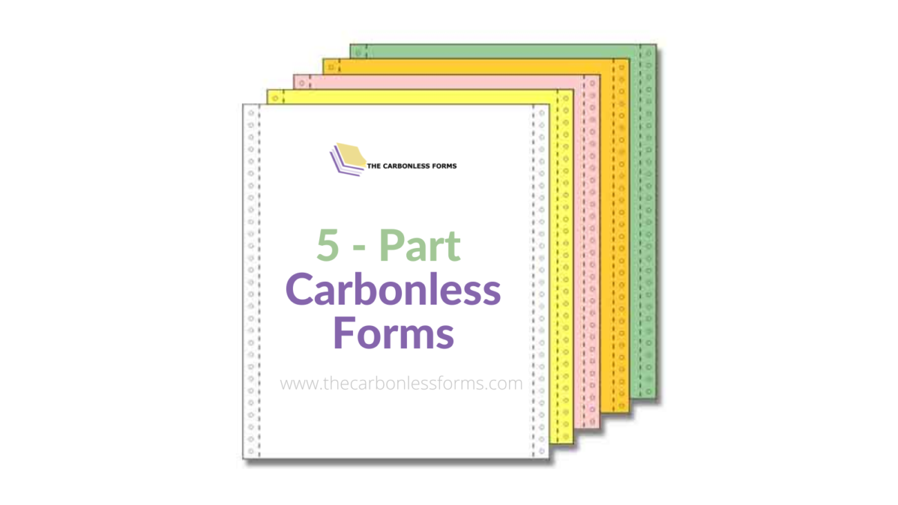 5 Parts carbonless Forms