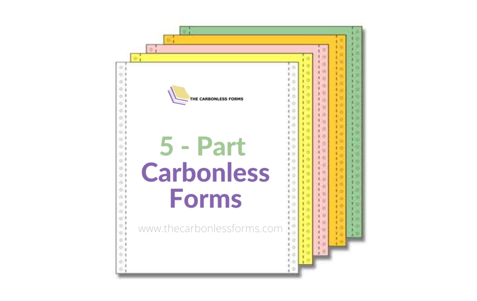 5 Parts carbonless Forms