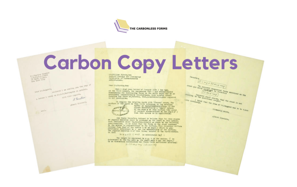 carbon copy letters